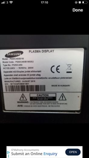 Free Tv, Sony  Samsung