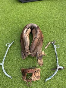 vintage donkey collar