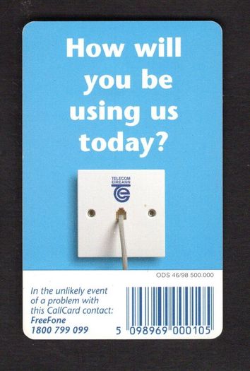 1998 Ireland 10 unit promote the Internet as a learning platform for school-goers (ODS) Call Card Used