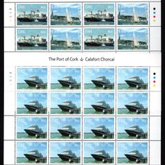 2013 Ireland The Port of Cork Commemorative Stamps Sheetlet Plate 1A1A1A1A Mint Never Hinged (MNH)