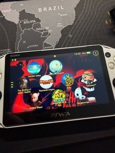 Modded Playstation vita + 256gb sd card