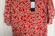 New Soaked in Luxury mesh lined Top / Blouse - Size Medium / Size 10