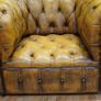 Vintage Camel Leather Chesterfield Armchair Image 4