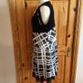 Purple Rose ladies black and white sleeveless dress Size L Uk 14/16 postage included Image 7