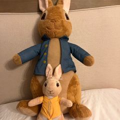 Peter rabbit and cotton tail tedddies