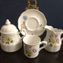 Fabulous J&G Meakin Coffee Set for Six in the Sterling Shape and a Pretty Floral Pattern Called "Springfield" Image 6