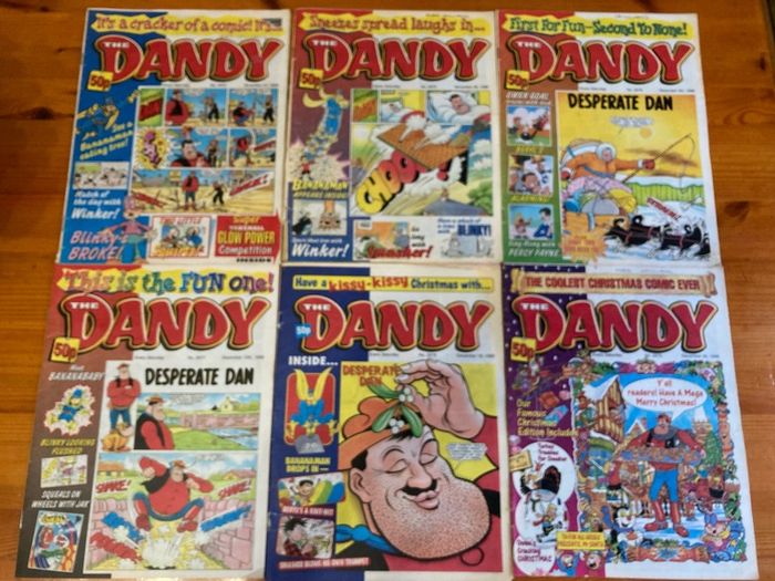 Comics: 'The Dandy' 1996,1998 and 1999 (73 numbers)