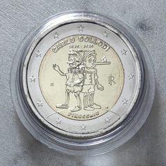 (3 for 10 Mix and Match) Italy 2 Euro Base Metals Uncirculated Coin 2026 - Pinocchio