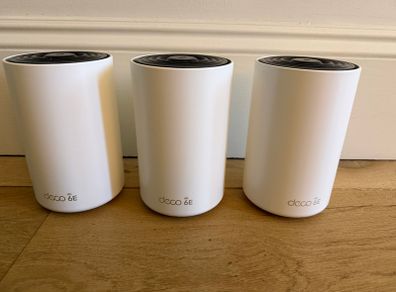 Deco XE75 AXE5400 Tri Band Mesh WiFi 6E - 3 Pack