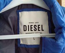 Diesel jacket label size L worm twice