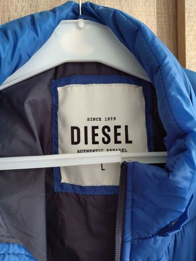 Diesel jacket label size L worm twice
