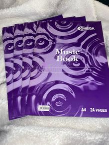 4 Omega Music Manuscript Copy Book
