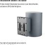 Grantham Up and Down Outdoor Solar Powered Wall Light Image 3