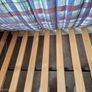 Used Wooden Small Double Bed Frame (4ft) & Mattress Image 2