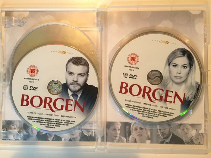 Borgen - Seasons 1-3 [DVD TV Boxset] Danish Language with English Subtitles.