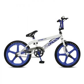 11" Rooster BIG DADDY, 20" Blue Skyway Mags, White