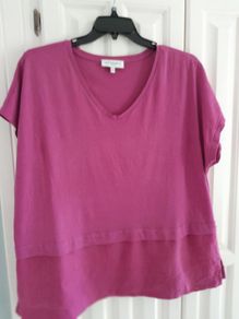 Caroline Donnelly Cerise Top xl  New
