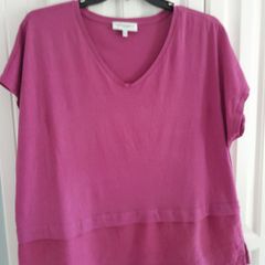 Caroline Donnelly Cerise Top xl  New