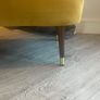 Mustard Yellow Velvet Banana Sofa Image 2