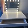 Ikea Micke dressing table with LED mirror and drawer organiser Image 4