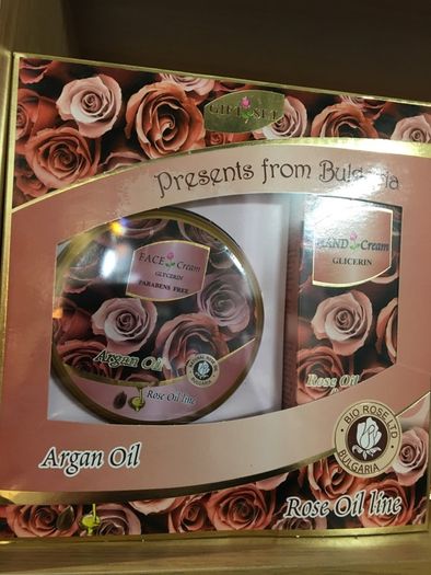 Argan Oil Face Cream  and Hand Cream Gift Set