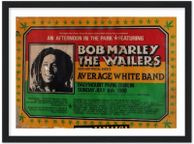 main image for ad Bob Marley Dalymount Park Dublin 1980 Framed Poster