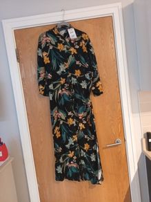 Bershka  Shirt  Dress.   Size .M - 12.  B.N.W.T.