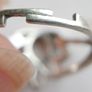 Vintage Lotus Sterling Silver 925 Ring (adjustable size) 2,72g Image 9