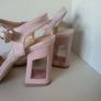 Pink  block heels Sandals UK6 Image 2