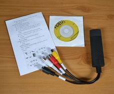 New USB 2.0 TV Video Audio VHS to PC Converter Grabber Capture Card