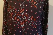 FREE POST New Look Ladies Blouse Top. Floral. UK 10, EU 38 USA 6. Womens Ex Condition