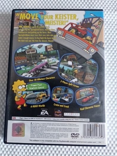 The Simpsons Road Rage PlayStation2 Ps2 Games Original