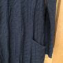 Grey cable knit effect dress Image 2