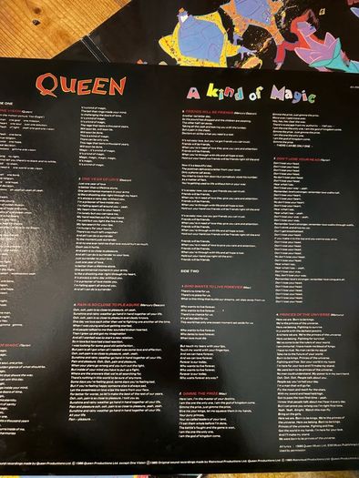 Queen vinyl lp Irish pressing