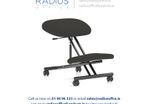 Kneeling Stool Task Operator - Black