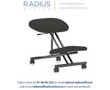Kneeling Stool Task Operator - Black