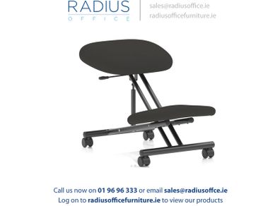 Kneeling Stool Task Operator - Black