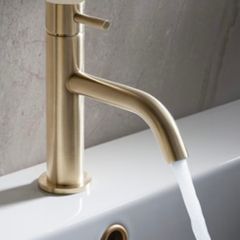 Clearance: MPRO Basin Monobloc - Brushed Brass
