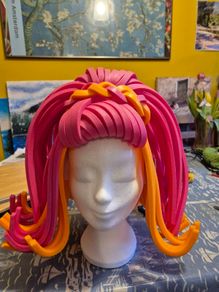 Handmade Foam Cosplay Wig