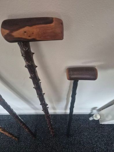 Walking sticks, cudgels and keyrings