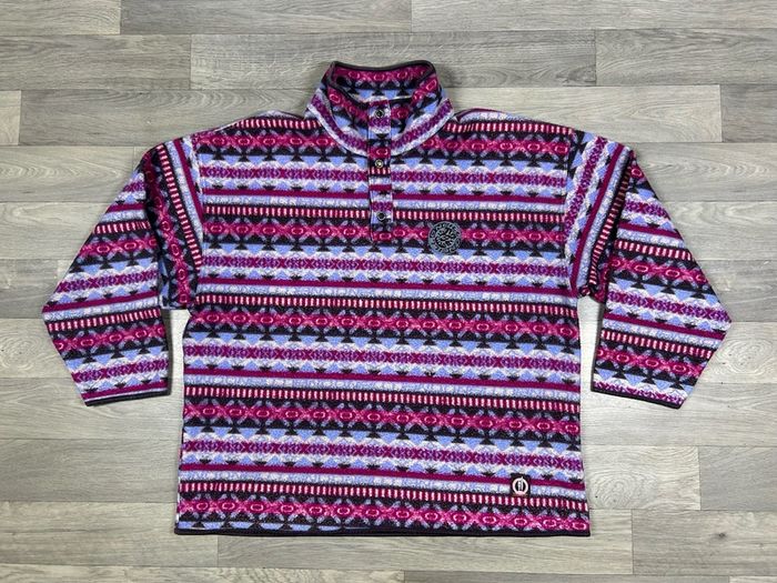 Vintage 80s/90s Oneill Surfing Half Button Fleece Jumper Mens XL