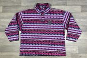 Vintage 80s/90s Oneill Surfing Half Button Fleece Jumper Mens XL
