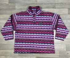 Vintage 80s/90s Oneill Surfing Half Button Fleece Jumper Mens XL