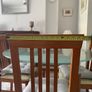 Dining table with glass top & 4 chairs Image 4