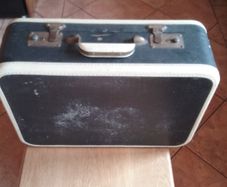 Suitcase retro style