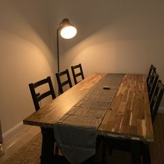IKEA Skogsta Table and 6 chairs