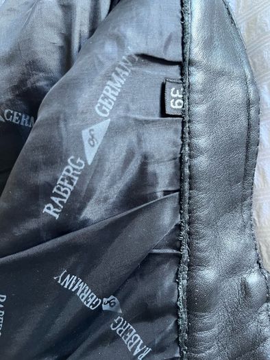 Leather biker trousers - Raberg