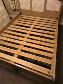 5ft King size pine bed frame.