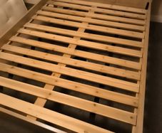 5ft King size pine bed frame.