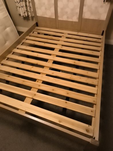 5ft King size pine bed frame.